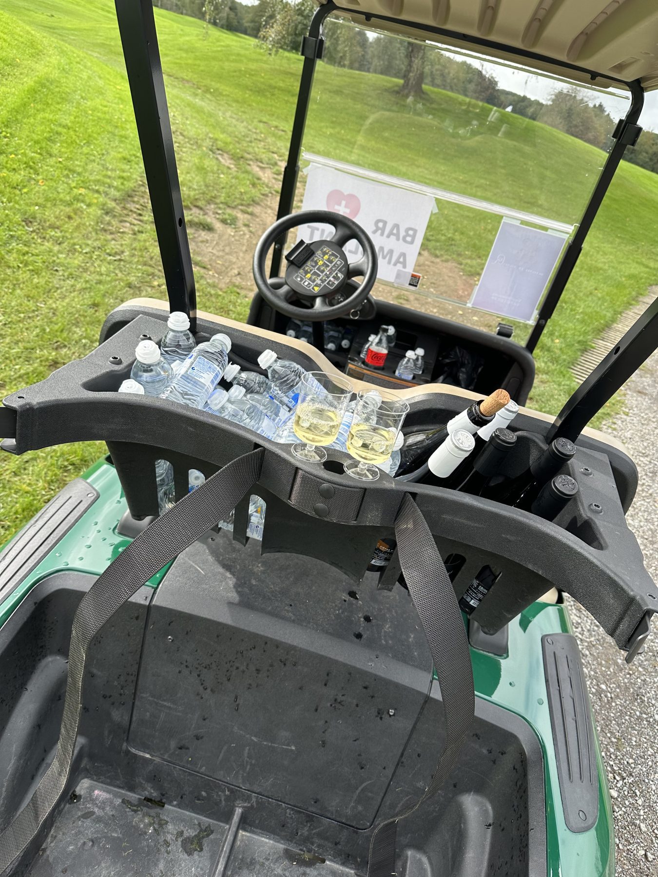 Bar mobile au golf